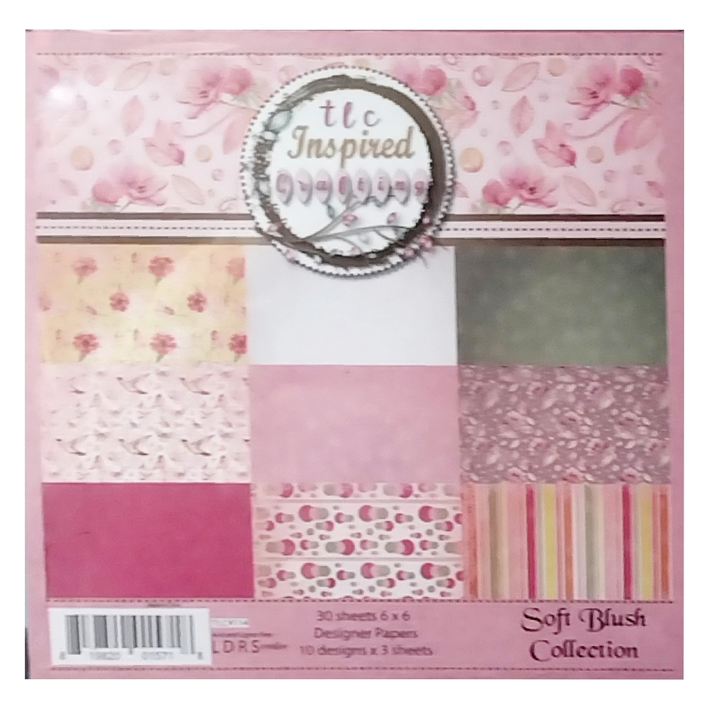 TLC Inspired Soft Blush Collection Designer Papers. NWT
